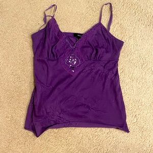 vintage purple tank
